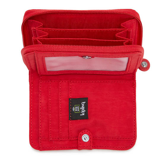 Kipling Money Love Klassieke Small Wallet Portefeuille Rood | België 1012MQ